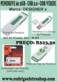 PEN DRIVE de 2GB - Marca: DESIGNER´s - COR: VERDE        "SUPER OFERTA"